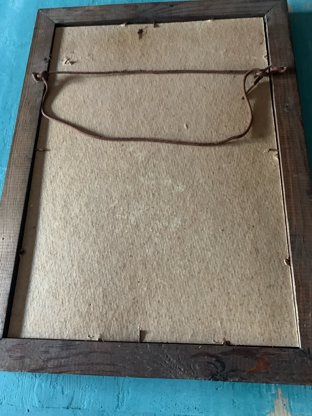 Vintage Southern Comfort Mirror in Wood Frame