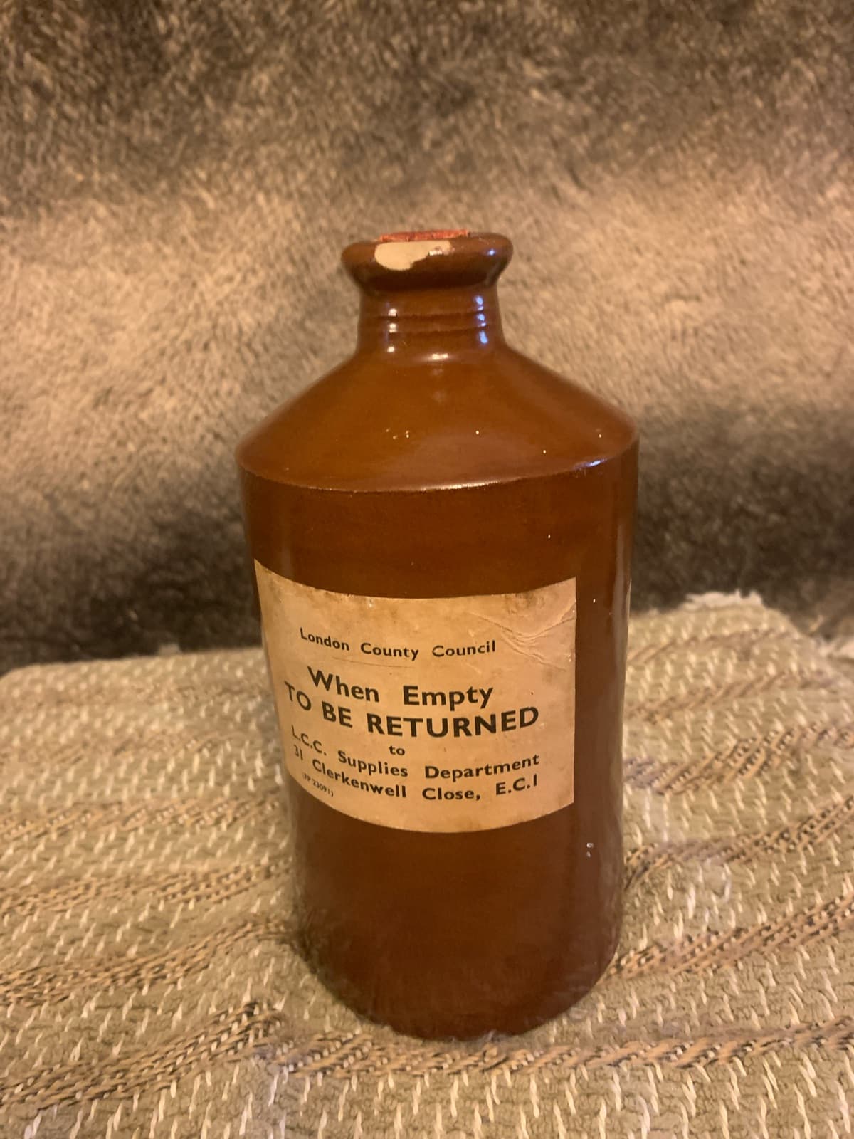 Stephen’s Scarlet Writing Fluid Stoneware bottle