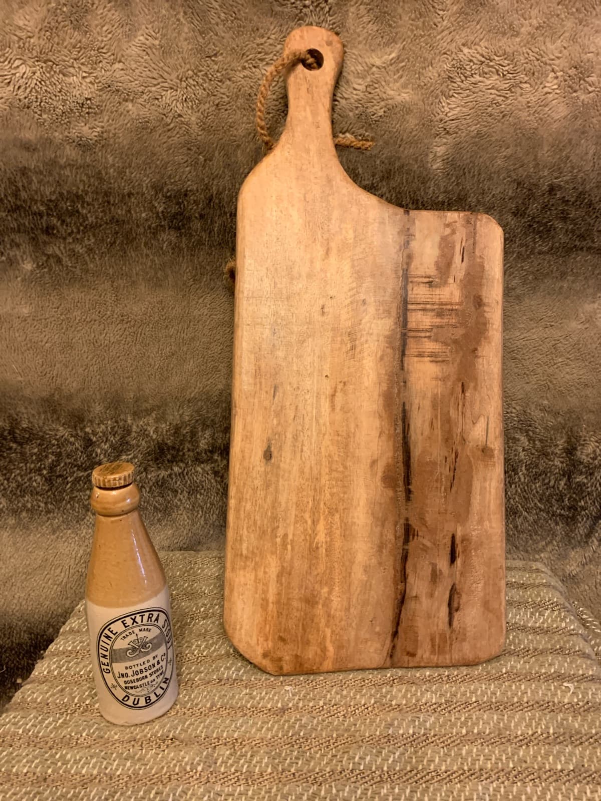 Hand Carved board with Handle